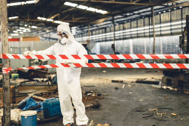 Professional Biohazard technician working in La Grange, TX